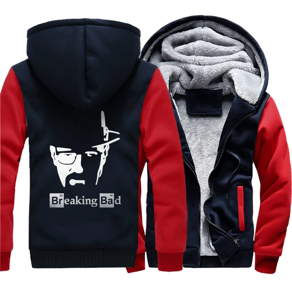 2019 Breaking Bad Men's jackets Hip Hop coats thick zip keep warm hoodies I Am The One Who Knocks Heisenberg sweatshirts Homme