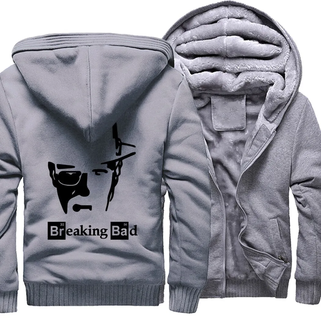 2019 Breaking Bad Men's jackets Hip Hop coats thick zip keep warm hoodies I Am The One Who Knocks Heisenberg sweatshirts Homme