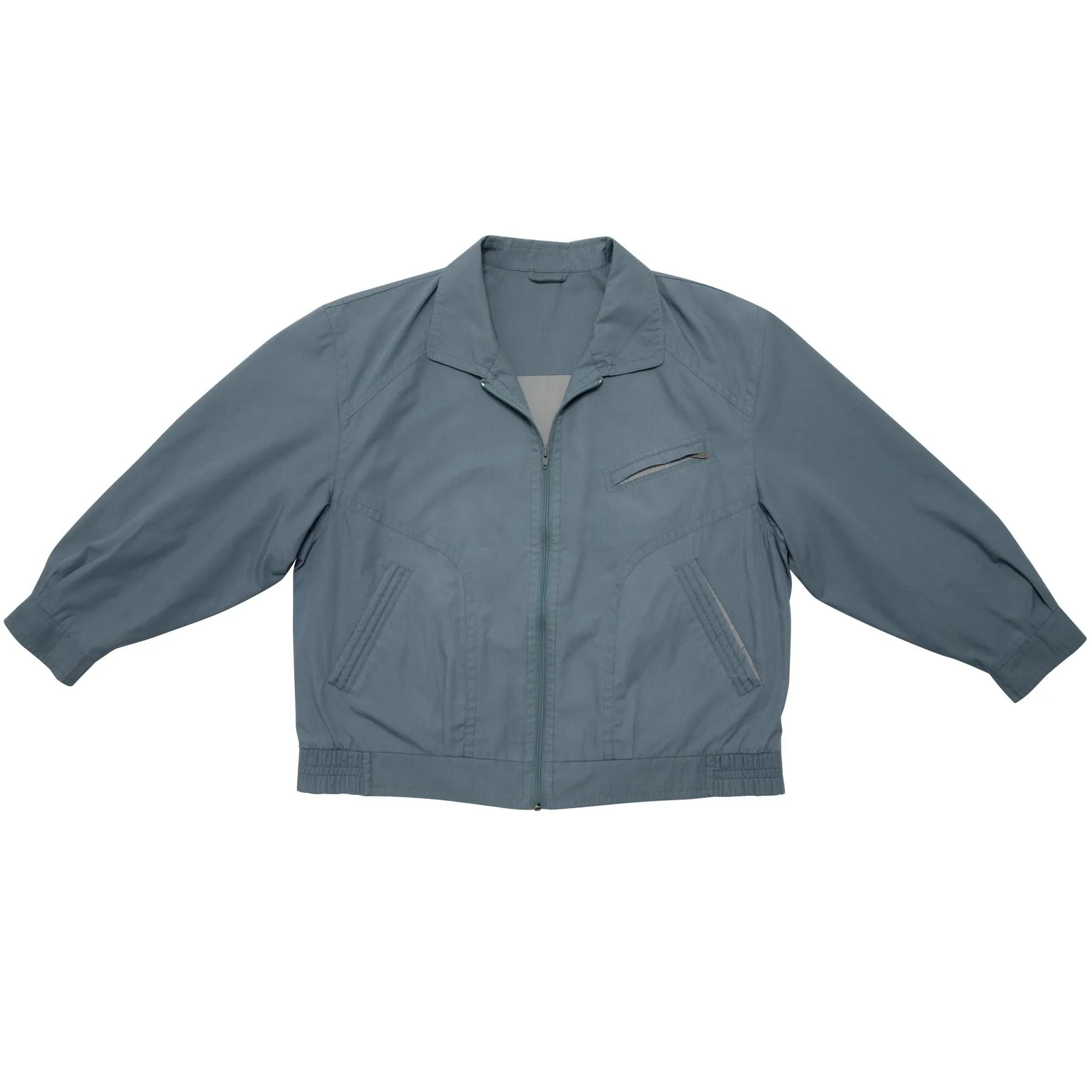 80s Coated Plain Weave Harrington Jacket