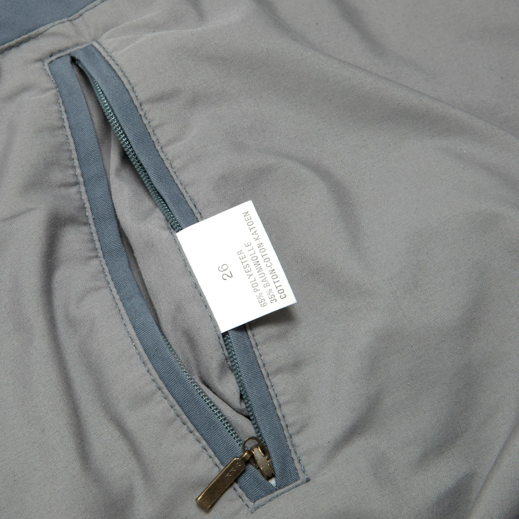 80s Coated Plain Weave Harrington Jacket