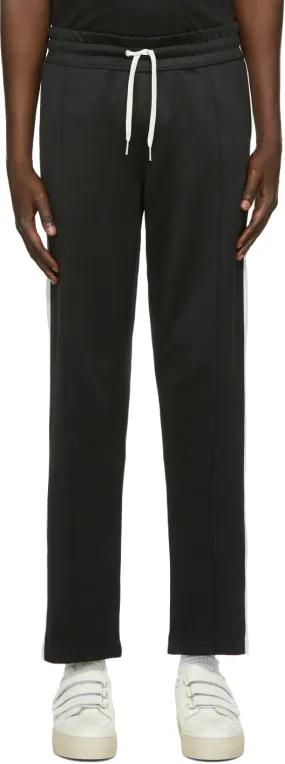 AMI Alexandre Mattiussi Black Ami Patch Track Pants