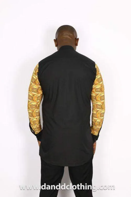 Black African Shirt Coin