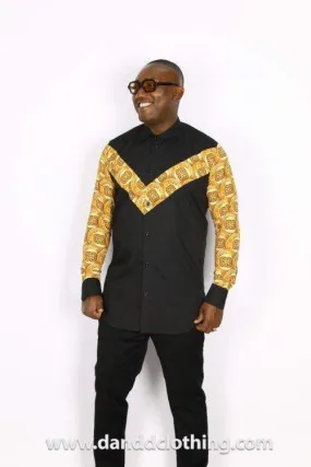 Black African Shirt Coin