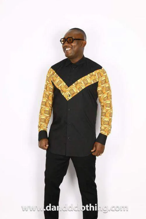Black African Shirt Coin