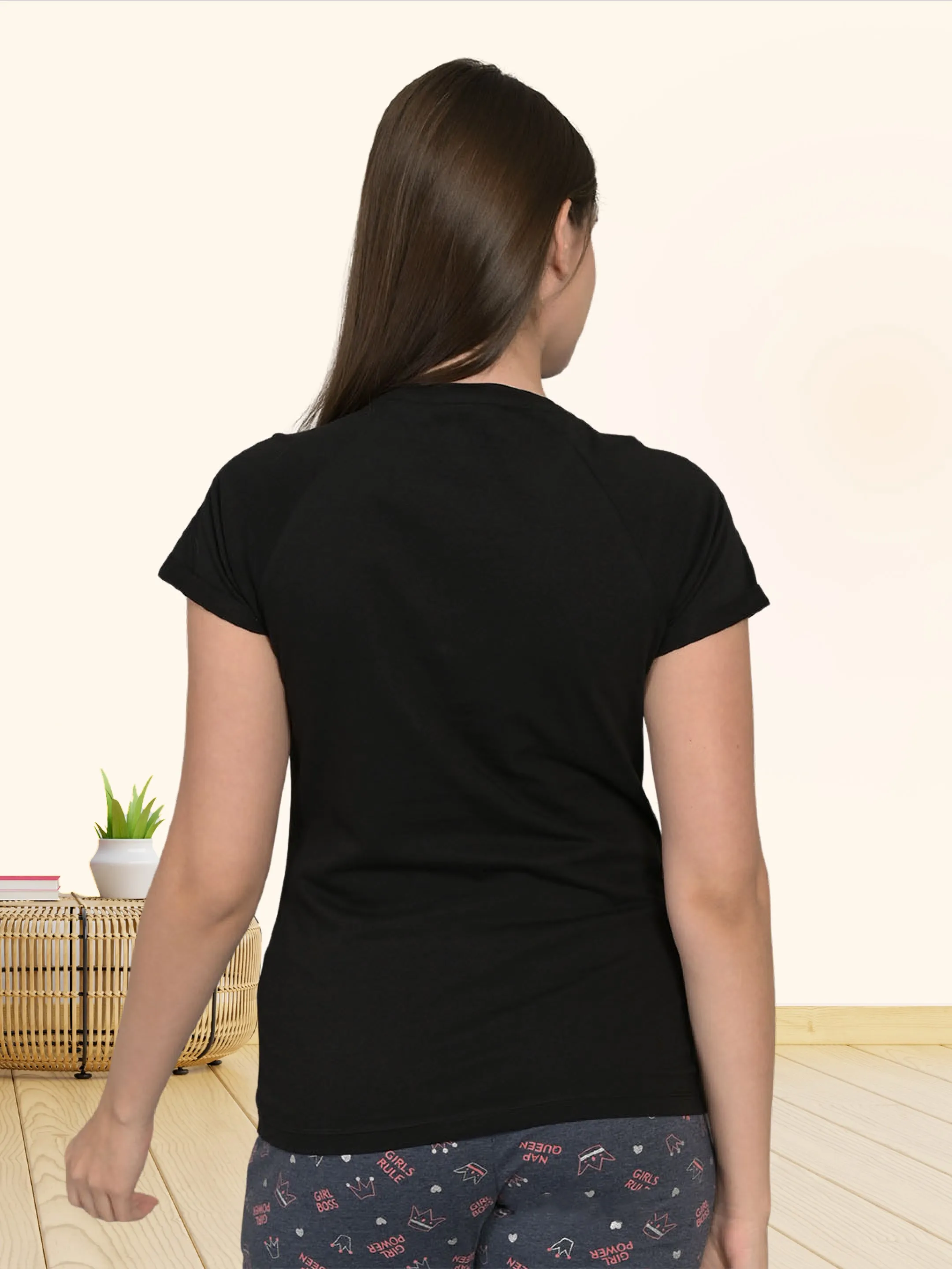Black HT Half Sleeve T-Shirt