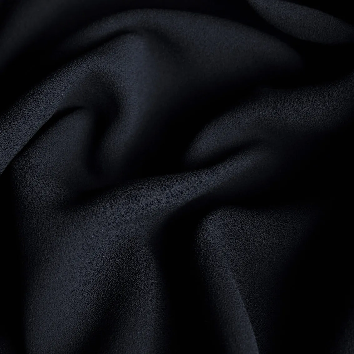 Dark Navy Double Crepe
