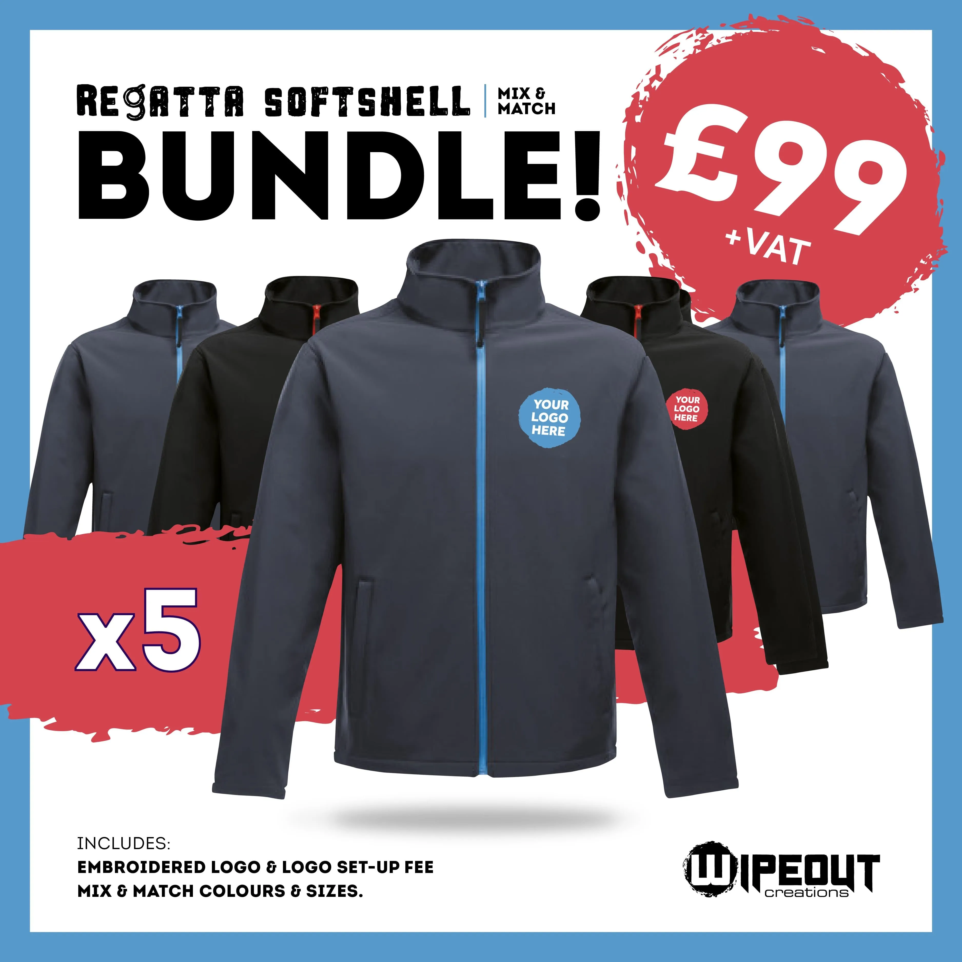 Embroidered Softshell Jacket Package