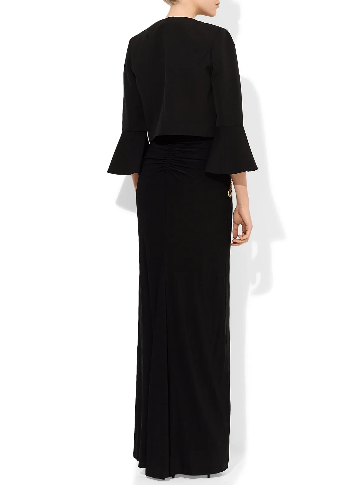 Kendall Bell Sleeve Bolero Black