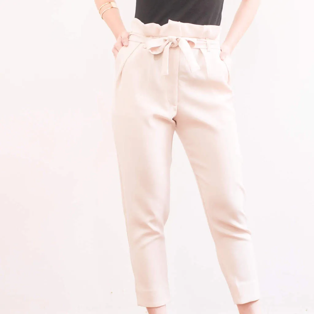 [Online Classes] Paperbag Pants with Zipper Fly & Pockets