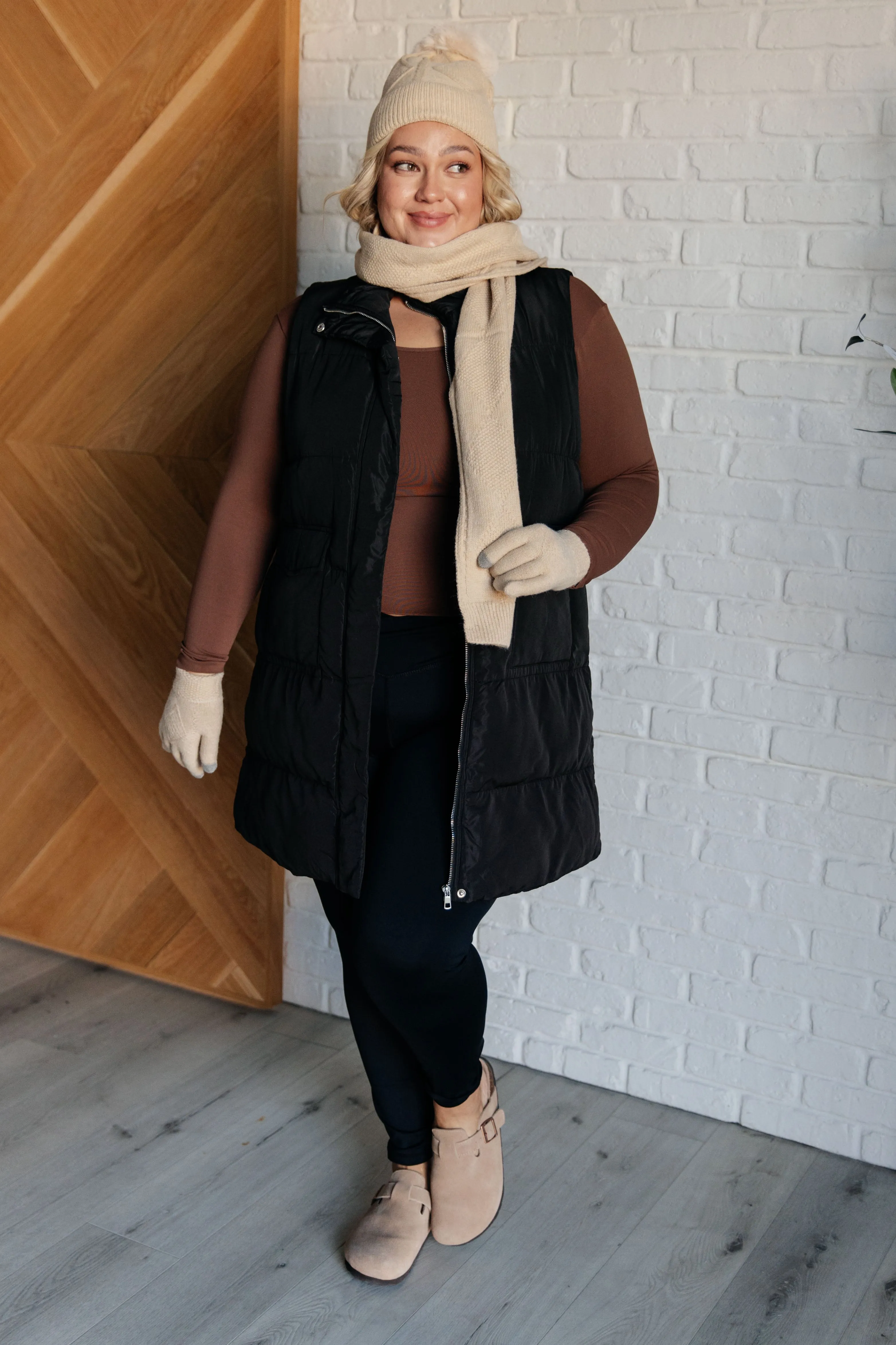 ONLINE EXCLUSIVE Cold and Calculated Longline Puffer Vest