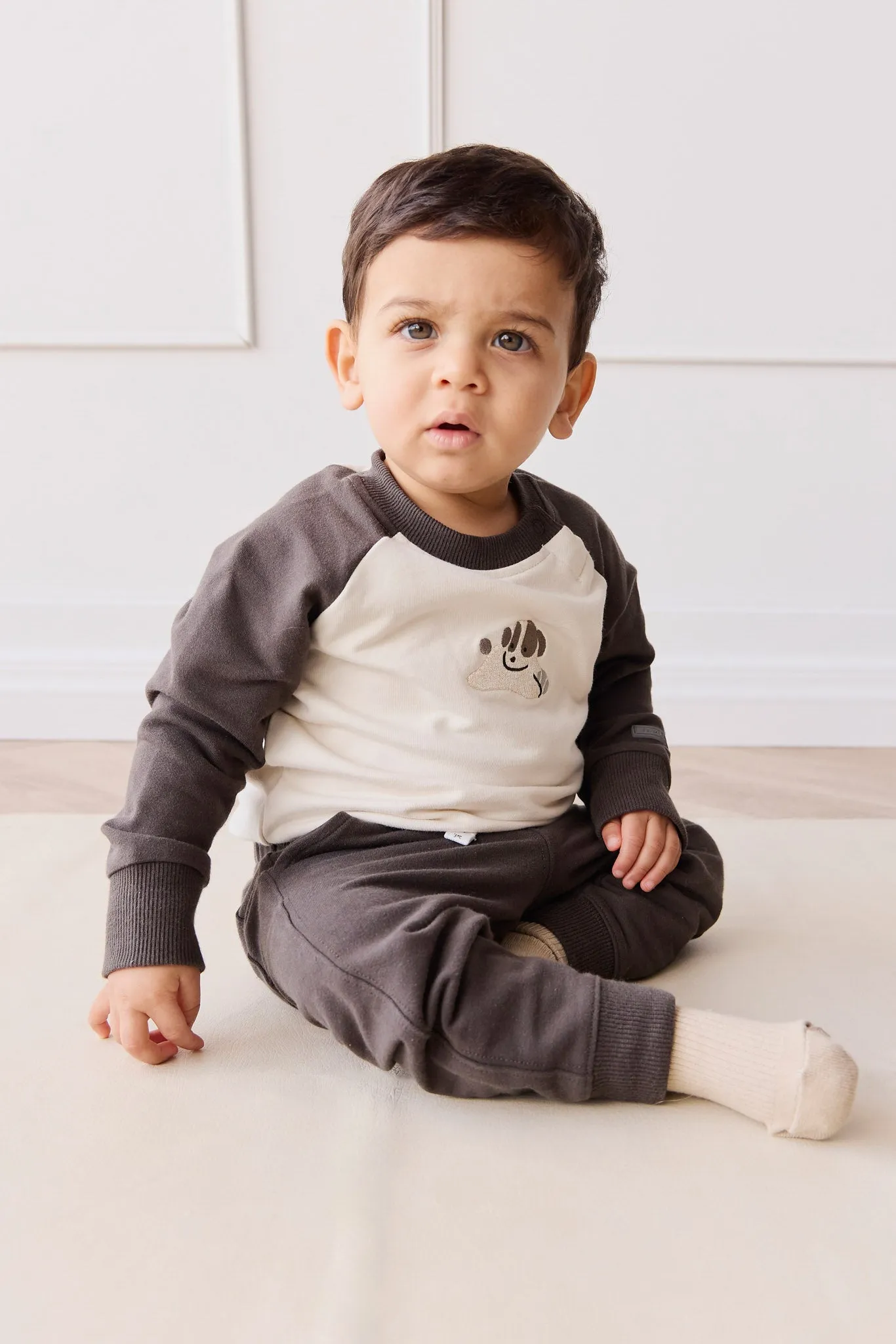 Organic Cotton Jalen Track Pant - Pinecone