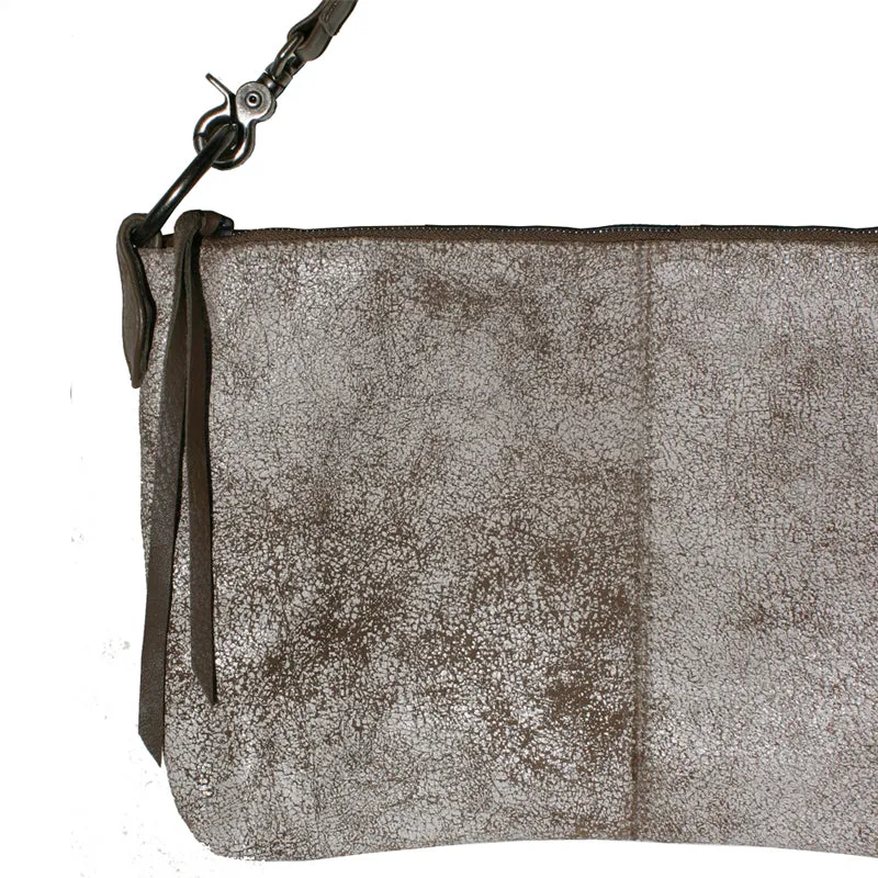 Slouchy Bag - Crackle White