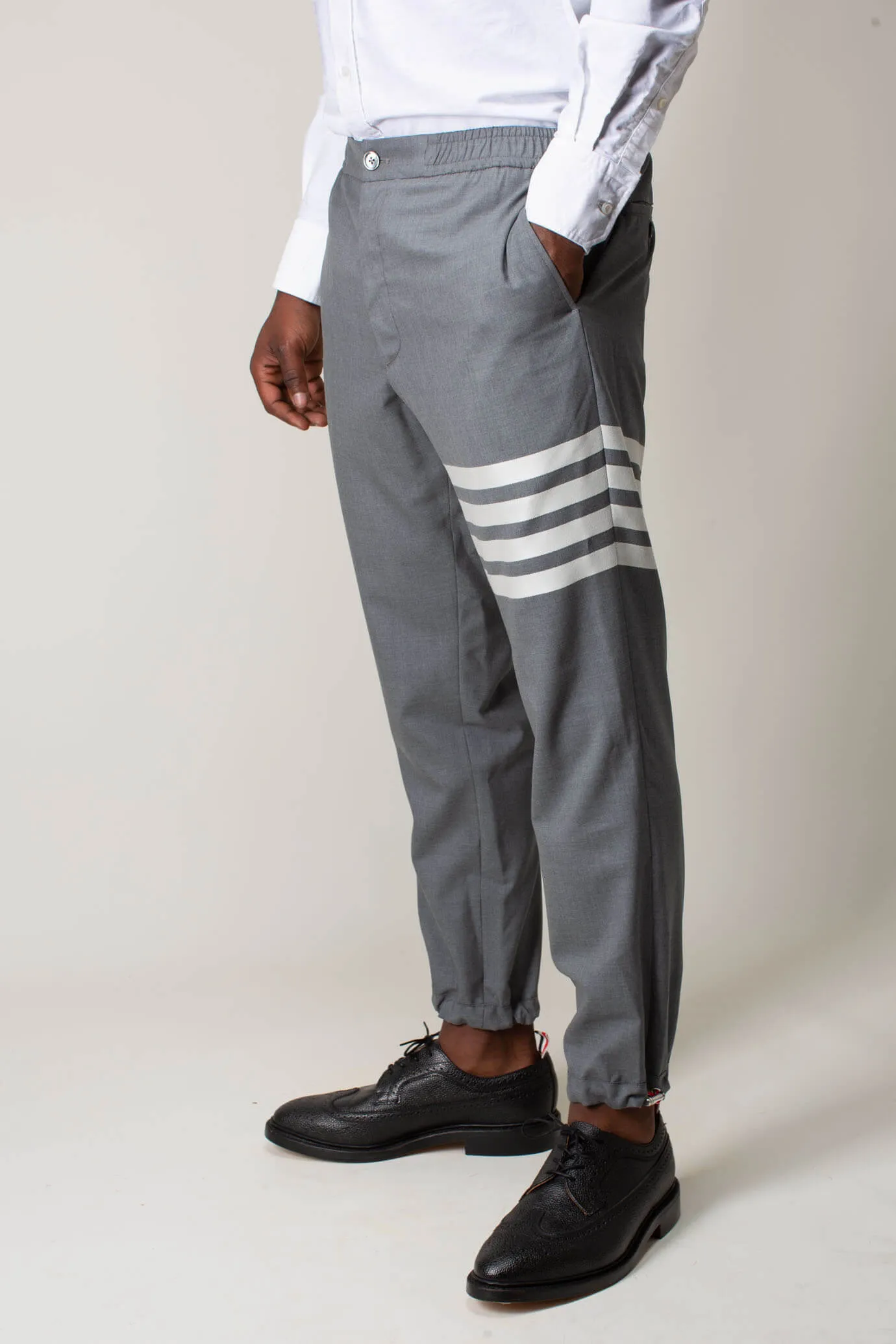 Track Trouser Elastic Waist med
