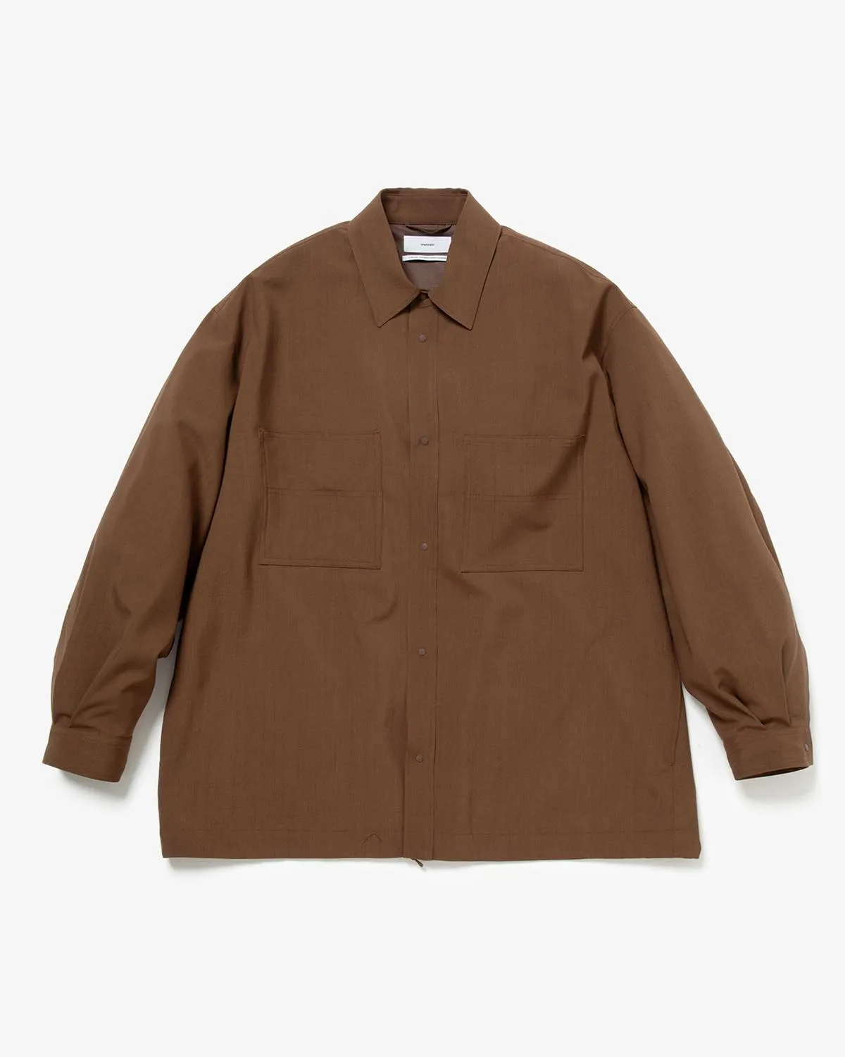 TROPICAL WOOL SHIRT JACKET