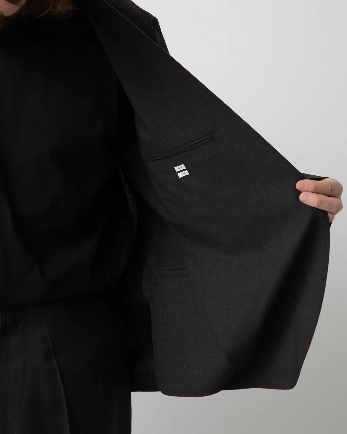 WASHED WOOL VOILE CARDIGAN JACKET