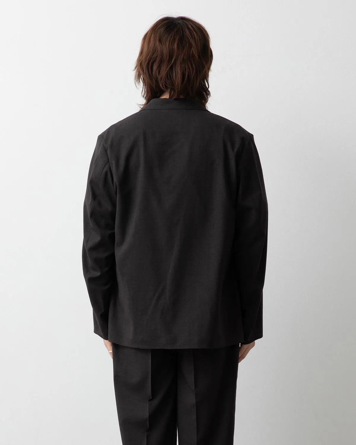 WASHED WOOL VOILE CARDIGAN JACKET