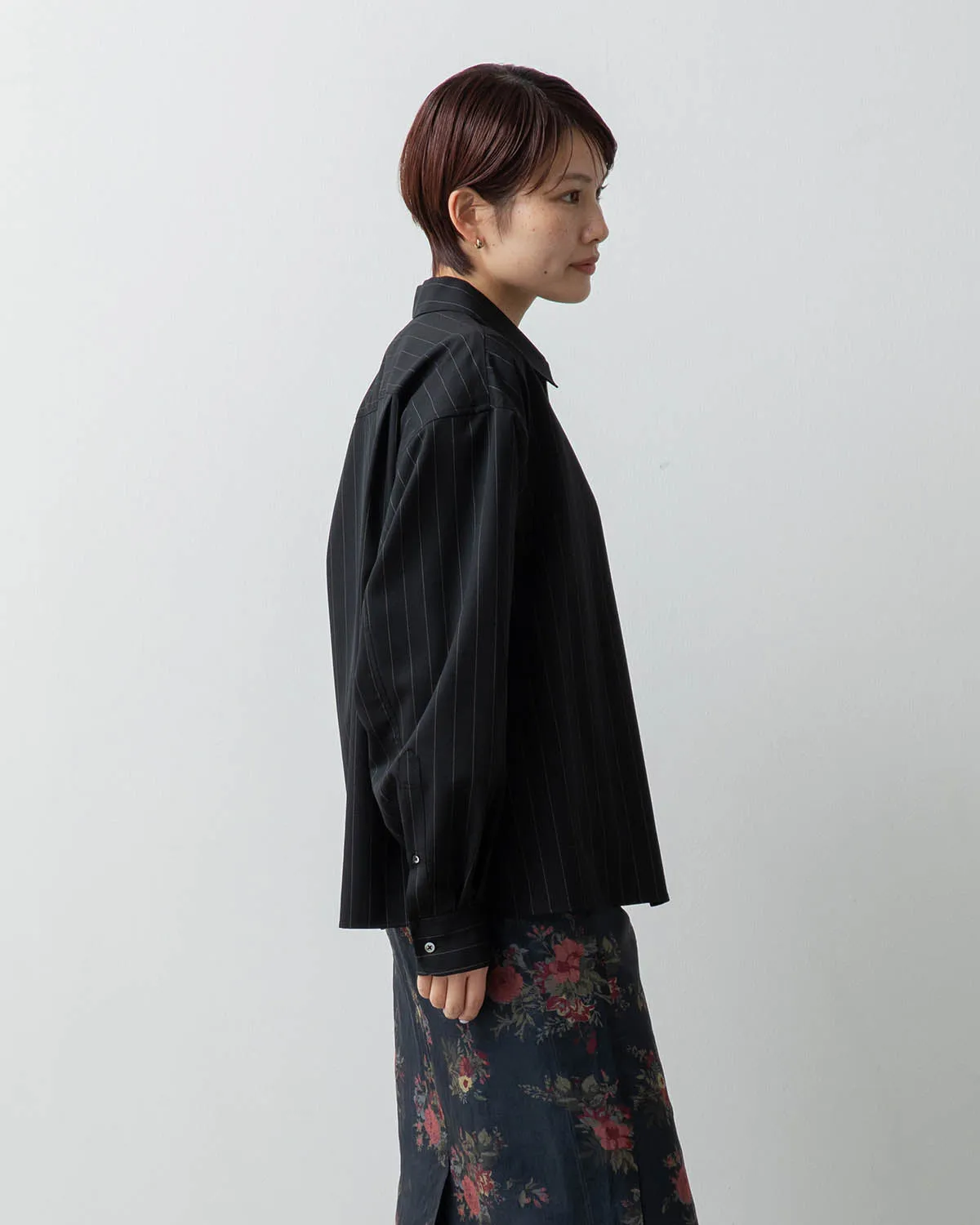 WOOL FRONT ZIP BLOUSON