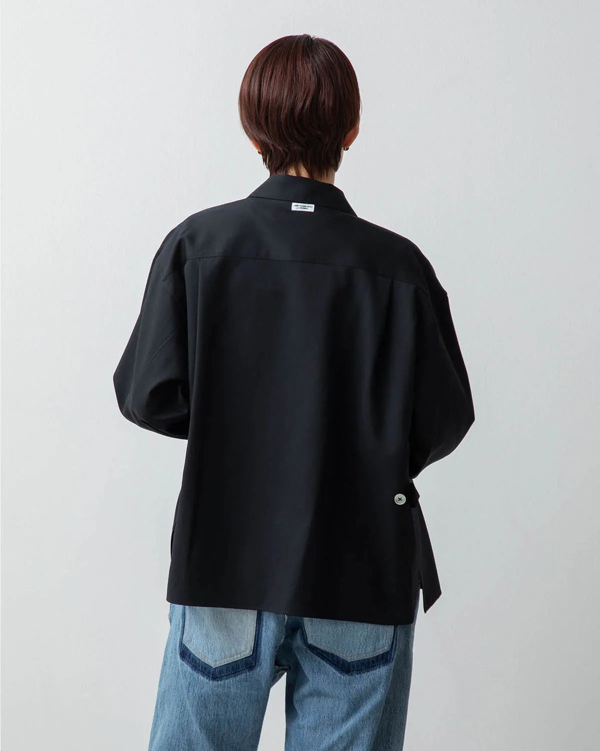 WOOL FRONT ZIP BLOUSON